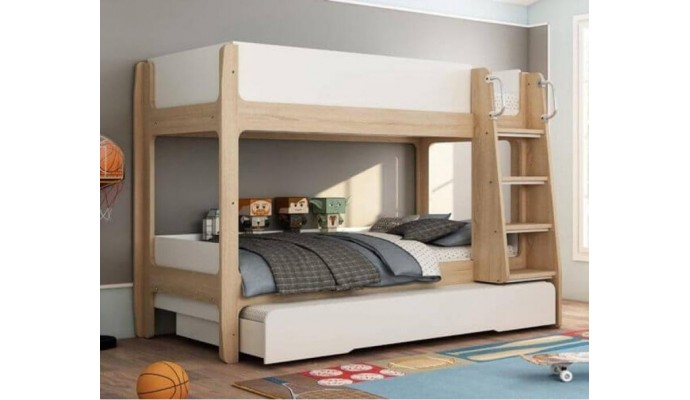 Abbey Bunk Bed and Trundle Triple Sleeper